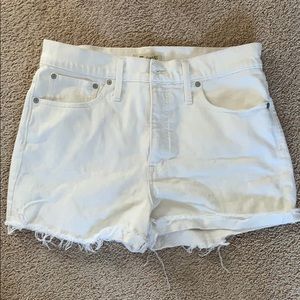 Madewell High-Rise denim shorts